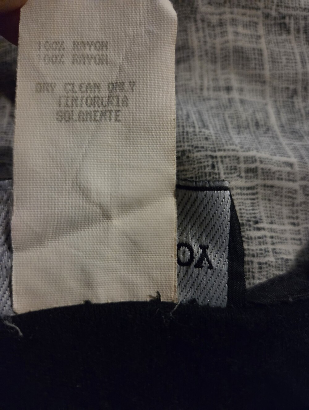 Molly Malloy Black Cardigan with Pearl Buttons - Picture 5 of 5
